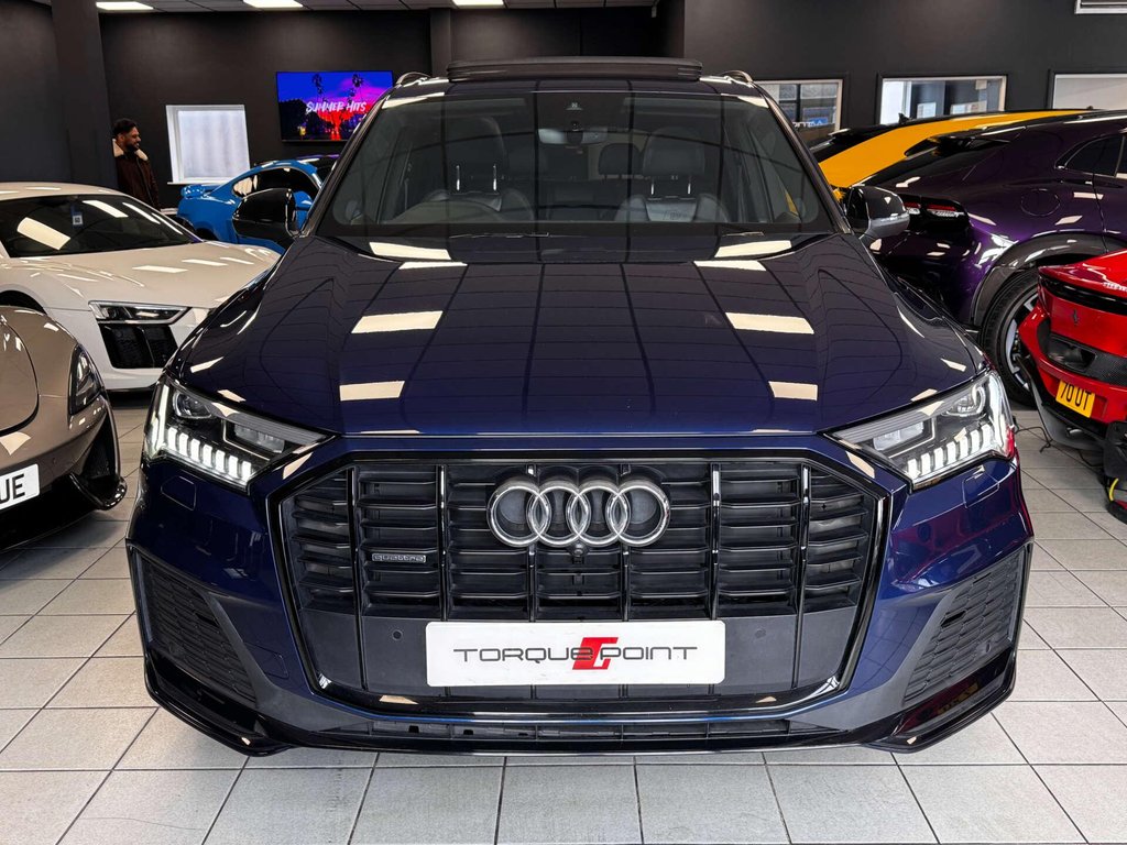 USED 2021 21 AUDI Q7 3.0 Q7 Black Edition 50 TDI MHEV Quattro Auto 4WD 5dr FSH + PAN ROOF + B&O + 3D CAM
