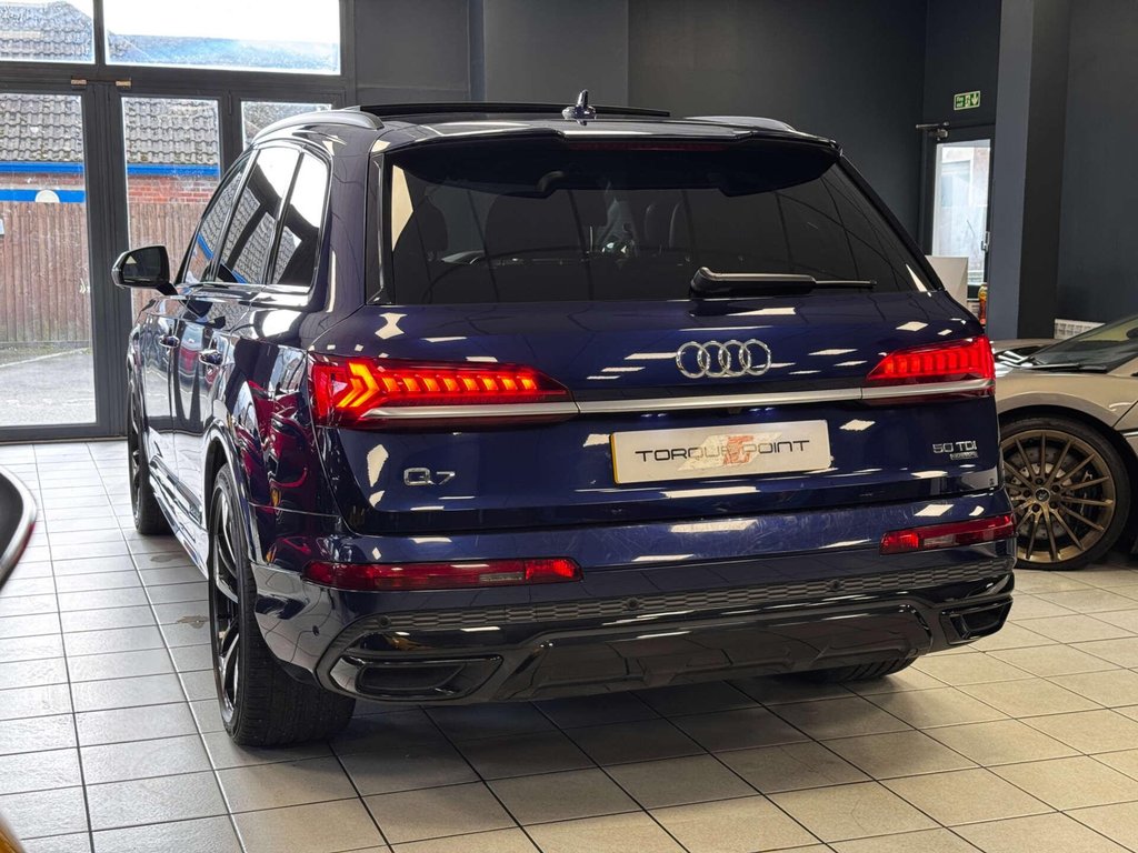 USED 2021 21 AUDI Q7 3.0 Q7 Black Edition 50 TDI MHEV Quattro Auto 4WD 5dr FSH + PAN ROOF + B&O + 3D CAM