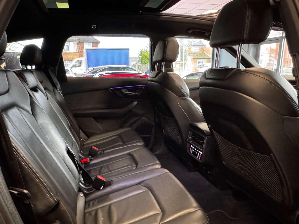 USED 2021 21 AUDI Q7 3.0 Q7 Black Edition 50 TDI MHEV Quattro Auto 4WD 5dr FSH + PAN ROOF + B&O + 3D CAM