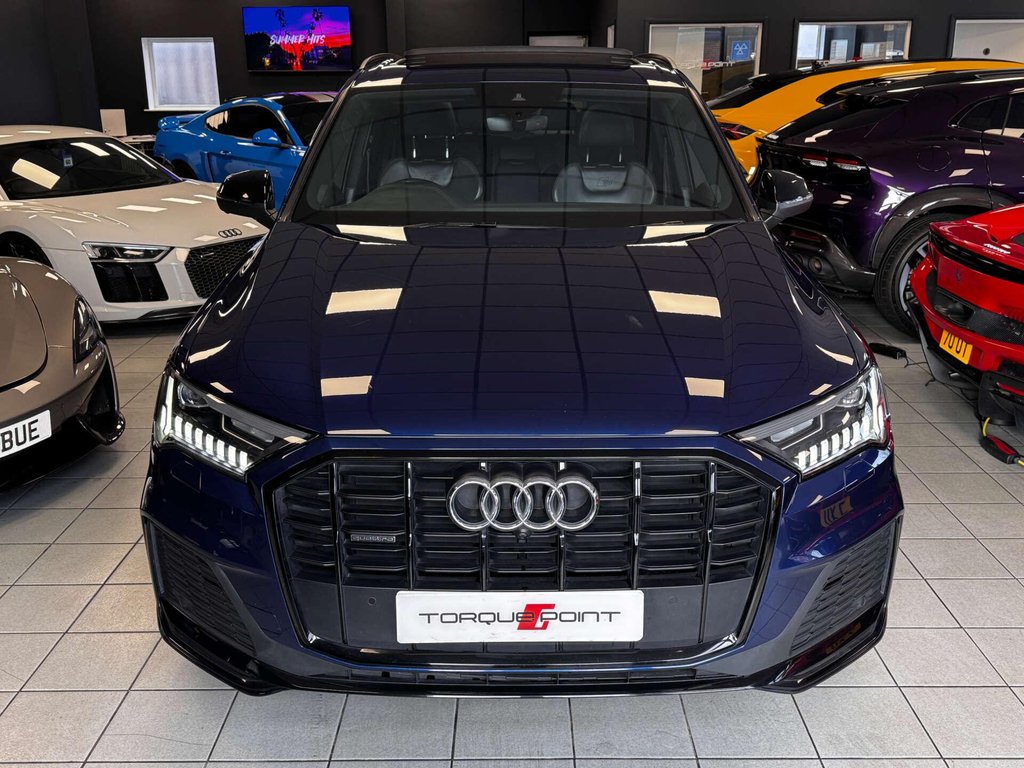 USED 2021 21 AUDI Q7 3.0 Q7 Black Edition 50 TDI MHEV Quattro Auto 4WD 5dr FSH + PAN ROOF + B&O + 3D CAM