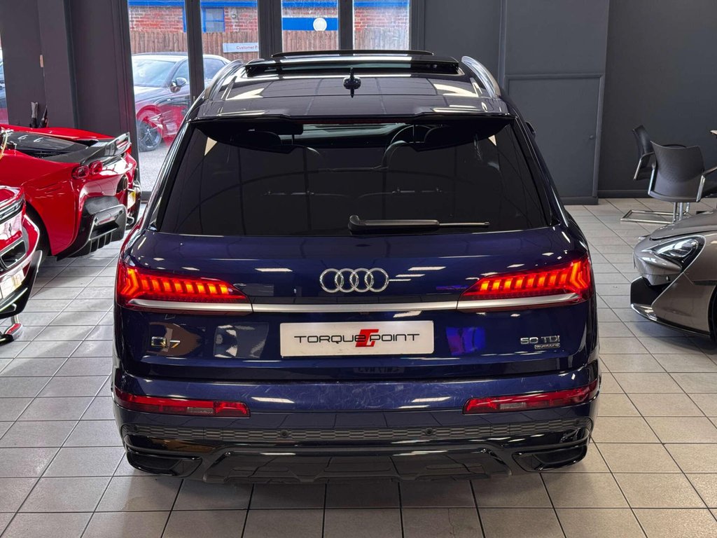 USED 2021 21 AUDI Q7 3.0 Q7 Black Edition 50 TDI MHEV Quattro Auto 4WD 5dr FSH + PAN ROOF + B&O + 3D CAM