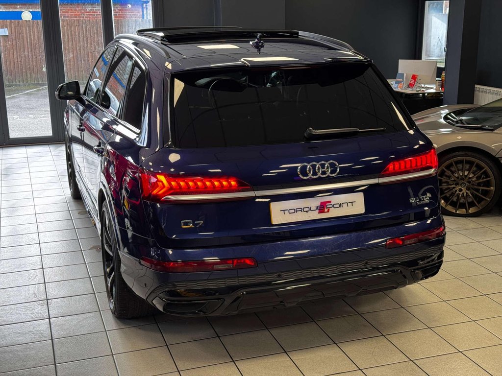 USED 2021 21 AUDI Q7 3.0 Q7 Black Edition 50 TDI MHEV Quattro Auto 4WD 5dr FSH + PAN ROOF + B&O + 3D CAM