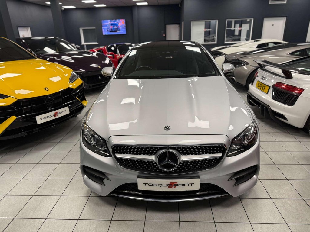 USED 2019 69 MERCEDES-BENZ E CLASS 2.0 E220d AMG Line (Premium Plus) Coupe 2dr Diesel G-Tronic+ Euro 6 (s/s) (194 ps) FSH + PREMIUM PLUS +MULTISPOKE