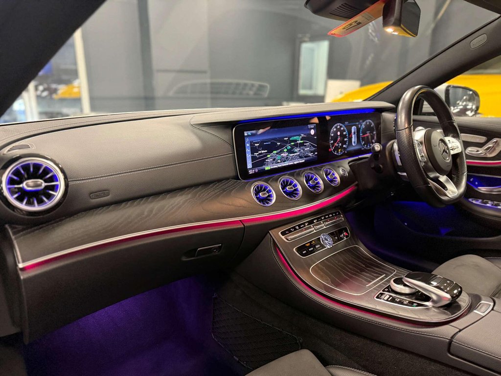 USED 2019 69 MERCEDES-BENZ E CLASS 2.0 E220d AMG Line (Premium Plus) Coupe 2dr Diesel G-Tronic+ Euro 6 (s/s) (194 ps) FSH + PREMIUM PLUS +MULTISPOKE