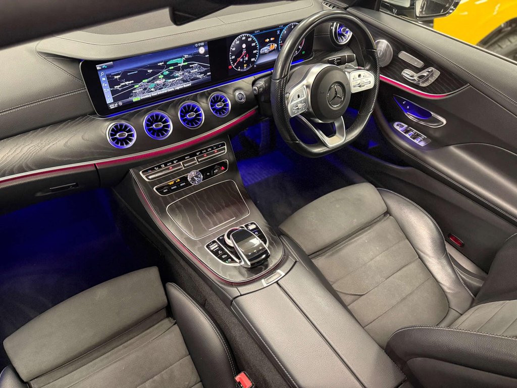 USED 2019 69 MERCEDES-BENZ E CLASS 2.0 E220d AMG Line (Premium Plus) Coupe 2dr Diesel G-Tronic+ Euro 6 (s/s) (194 ps) FSH + PREMIUM PLUS +MULTISPOKE