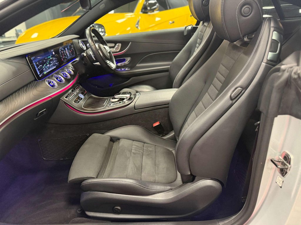 USED 2019 69 MERCEDES-BENZ E CLASS 2.0 E220d AMG Line (Premium Plus) Coupe 2dr Diesel G-Tronic+ Euro 6 (s/s) (194 ps) FSH + PREMIUM PLUS +MULTISPOKE