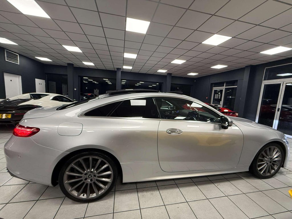 USED 2019 69 MERCEDES-BENZ E CLASS 2.0 E220d AMG Line (Premium Plus) Coupe 2dr Diesel G-Tronic+ Euro 6 (s/s) (194 ps) FSH + PREMIUM PLUS +MULTISPOKE