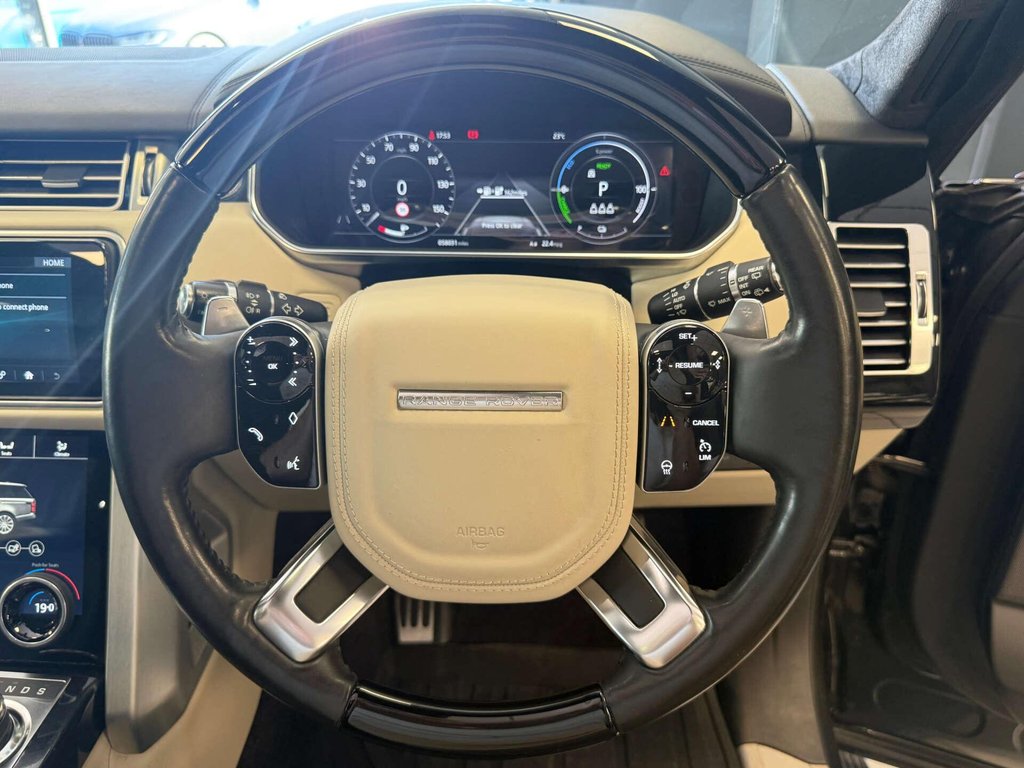USED 2019 19 LAND ROVER RANGE ROVER 2.0 Range Rover Autobiography P400e Auto 4WD 5dr FSH + PAN ROOF + REAR ENT