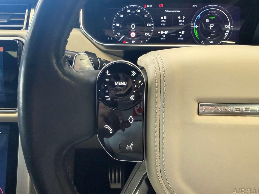 USED 2019 19 LAND ROVER RANGE ROVER 2.0 Range Rover Autobiography P400e Auto 4WD 5dr FSH + PAN ROOF + REAR ENT