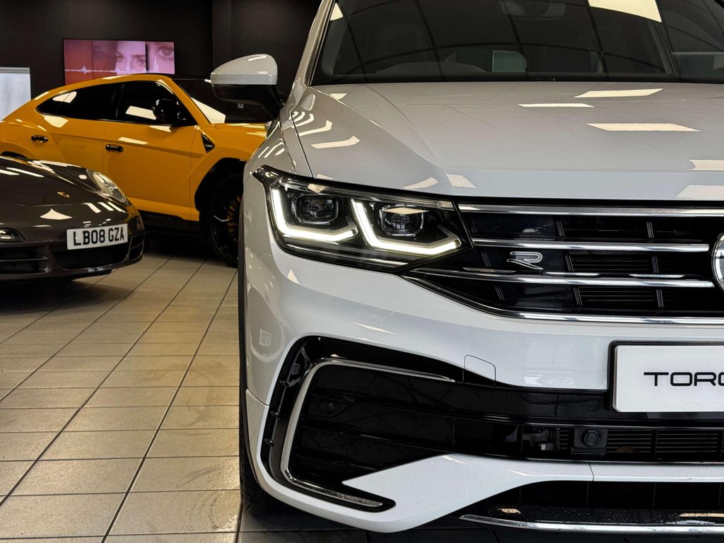 USED 2021 21 VOLKSWAGEN TIGUAN 2.0 Tiguan R-Line TDI 4Motion Semi-Auto 4WD 5dr VW WARRANTY + PAN ROOF