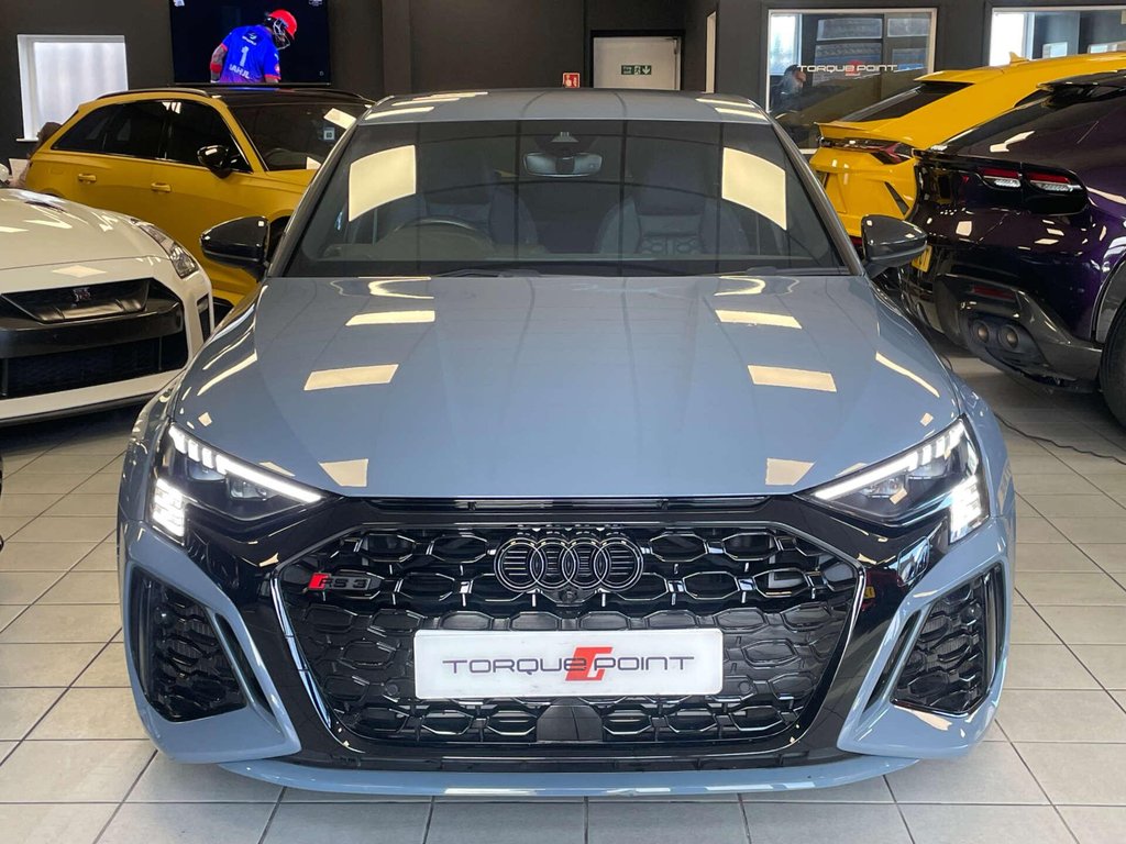 USED 2023 23 AUDI RS 3 2.5 RS 3 Sportback Carbon Black TFSI Quattro Semi-Auto 4WD 5dr FSH + 1 OWNER + CARBON