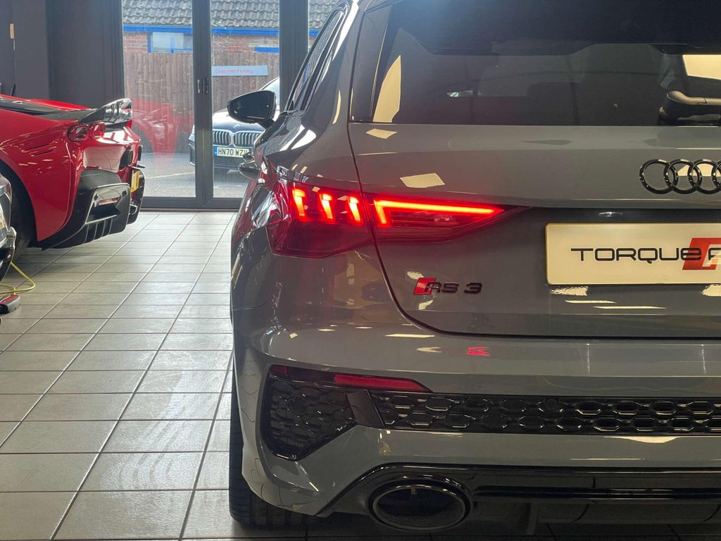 USED 2023 23 AUDI RS 3 2.5 RS 3 Sportback Carbon Black TFSI Quattro Semi-Auto 4WD 5dr FSH + 1 OWNER + CARBON