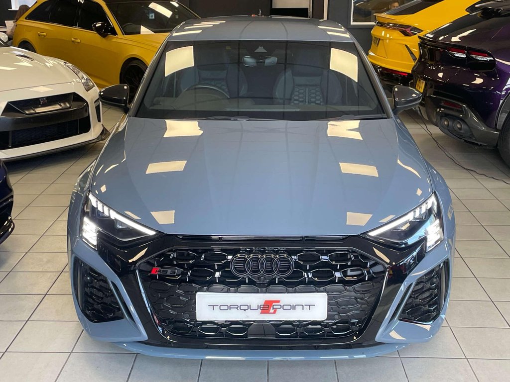 USED 2023 23 AUDI RS 3 2.5 RS 3 Sportback Carbon Black TFSI Quattro Semi-Auto 4WD 5dr FSH + 1 OWNER + CARBON