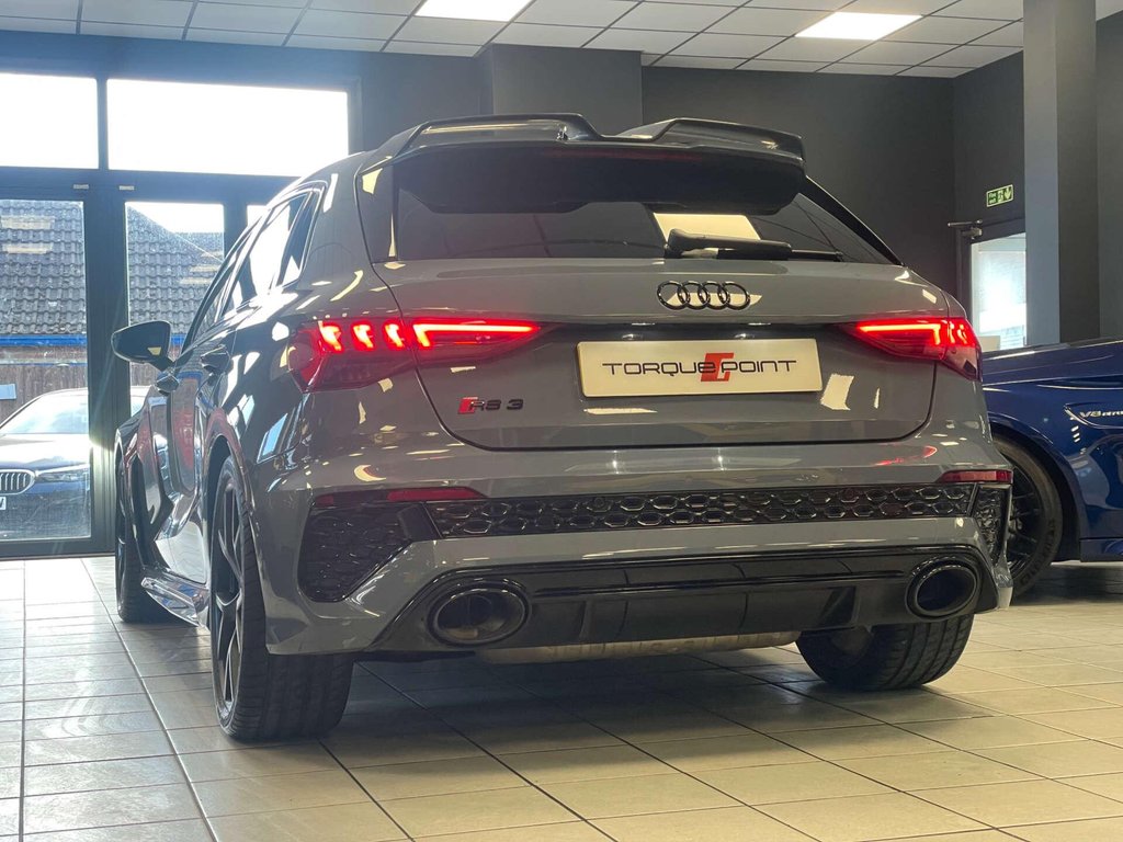 USED 2023 23 AUDI RS 3 2.5 RS 3 Sportback Carbon Black TFSI Quattro Semi-Auto 4WD 5dr FSH + 1 OWNER + CARBON