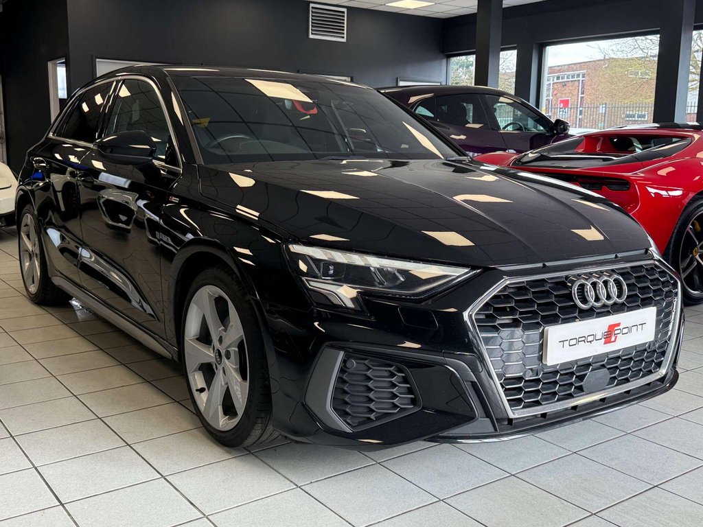 USED 2022 71 AUDI A3 1.5 A3 Sportback 35 TFSI MHEV S Line Semi-Auto 5dr SH + FULL LEATHER + CARPLAY