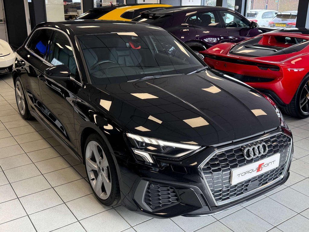 USED 2022 71 AUDI A3 1.5 A3 Sportback 35 TFSI MHEV S Line Semi-Auto 5dr SH + FULL LEATHER + CARPLAY