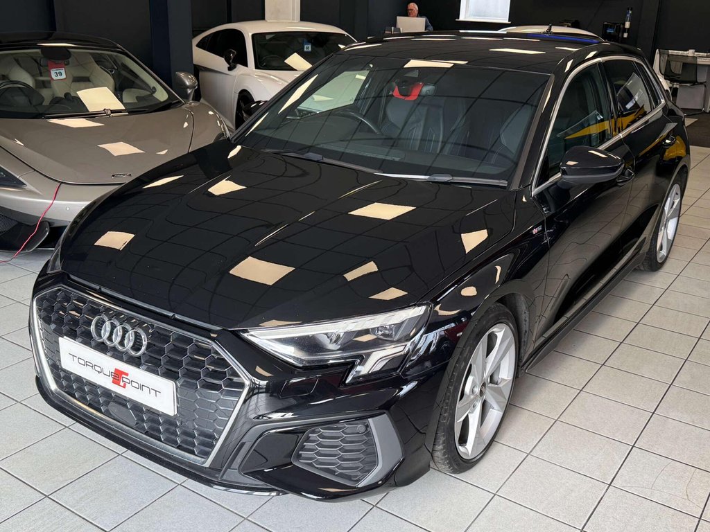 USED 2022 71 AUDI A3 1.5 A3 Sportback 35 TFSI MHEV S Line Semi-Auto 5dr SH + FULL LEATHER + CARPLAY
