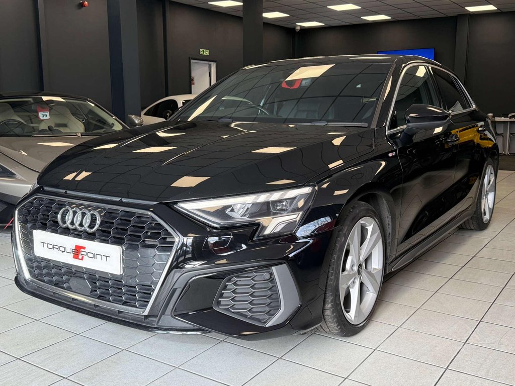 USED 2022 71 AUDI A3 1.5 A3 Sportback 35 TFSI MHEV S Line Semi-Auto 5dr SH + FULL LEATHER + CARPLAY