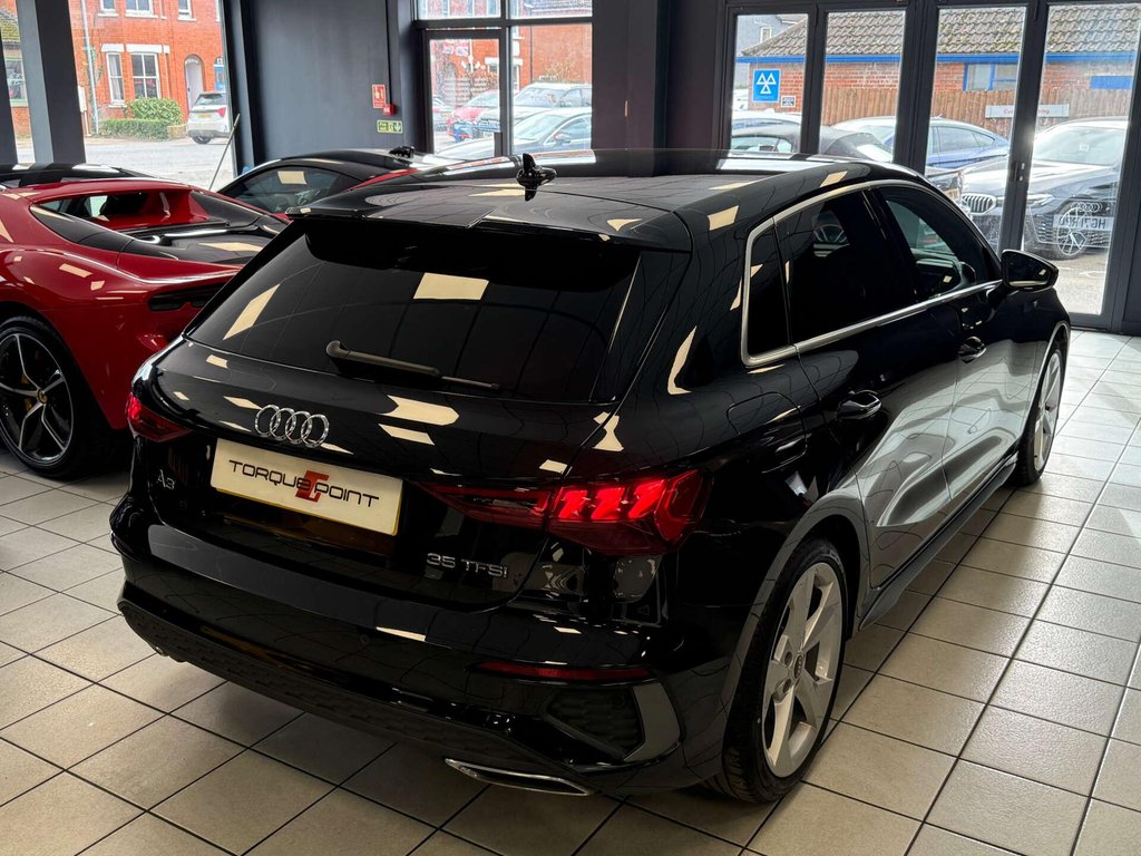 USED 2022 71 AUDI A3 1.5 A3 Sportback 35 TFSI MHEV S Line Semi-Auto 5dr SH + FULL LEATHER + CARPLAY