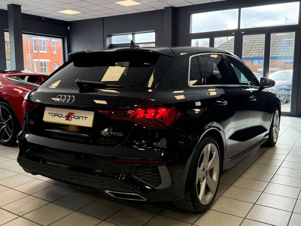 USED 2022 71 AUDI A3 1.5 A3 Sportback 35 TFSI MHEV S Line Semi-Auto 5dr SH + FULL LEATHER + CARPLAY