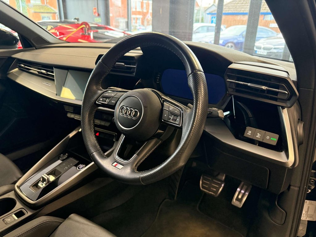 USED 2022 71 AUDI A3 1.5 A3 Sportback 35 TFSI MHEV S Line Semi-Auto 5dr SH + FULL LEATHER + CARPLAY
