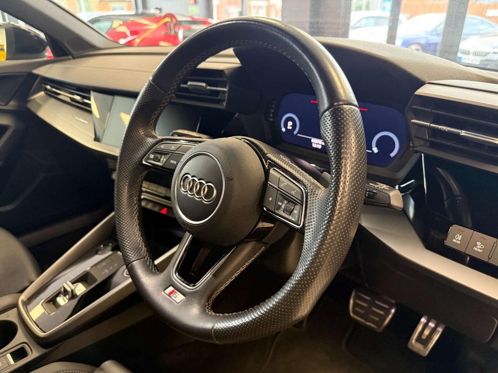 USED 2022 71 AUDI A3 1.5 A3 Sportback 35 TFSI MHEV S Line Semi-Auto 5dr SH + FULL LEATHER + CARPLAY