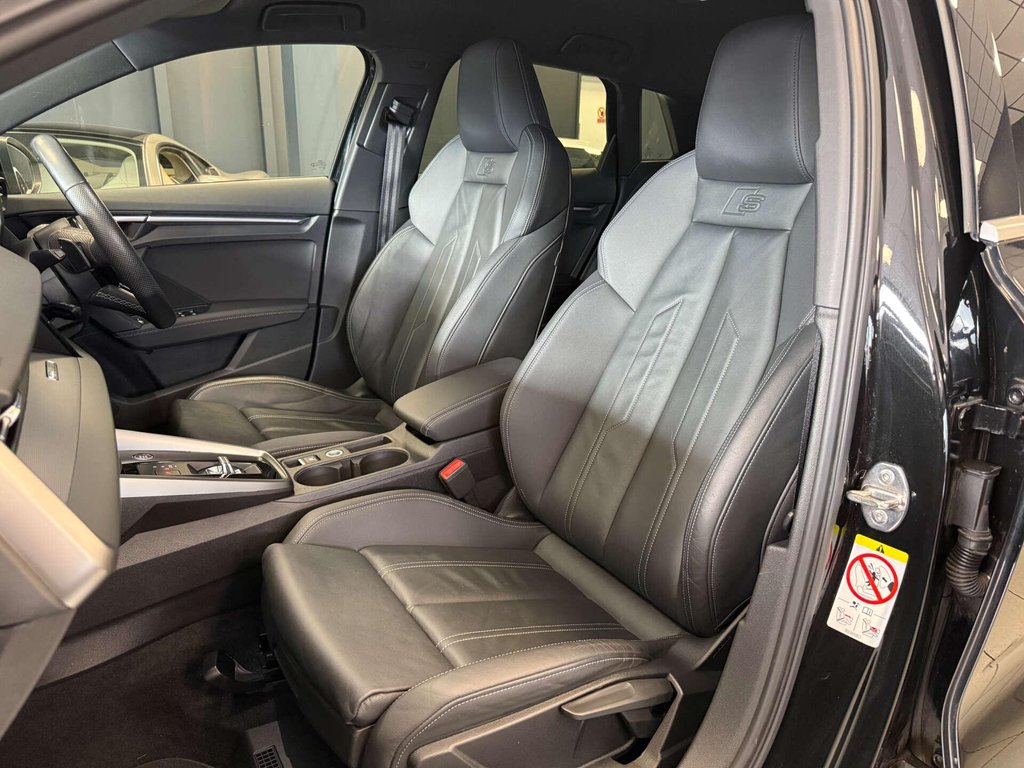 USED 2022 71 AUDI A3 1.5 A3 Sportback 35 TFSI MHEV S Line Semi-Auto 5dr SH + FULL LEATHER + CARPLAY