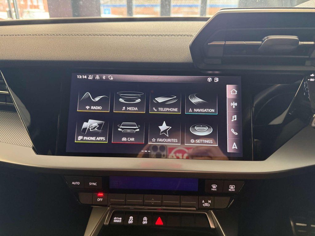 USED 2022 71 AUDI A3 1.5 A3 Sportback 35 TFSI MHEV S Line Semi-Auto 5dr SH + FULL LEATHER + CARPLAY