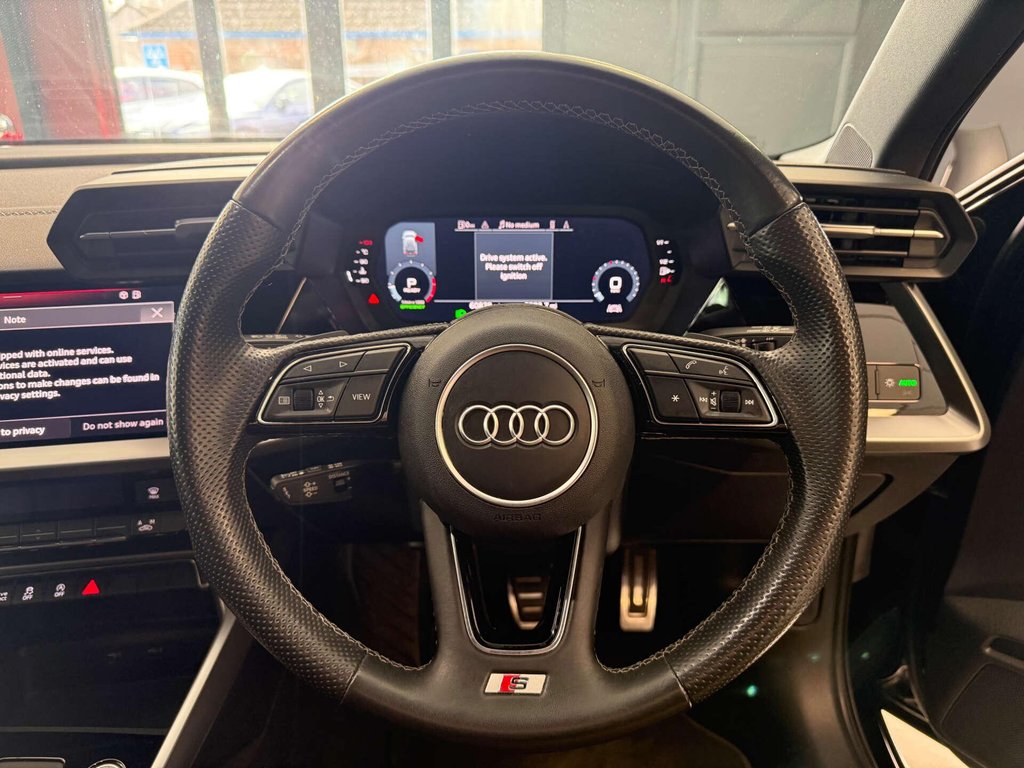 USED 2022 71 AUDI A3 1.5 A3 Sportback 35 TFSI MHEV S Line Semi-Auto 5dr SH + FULL LEATHER + CARPLAY