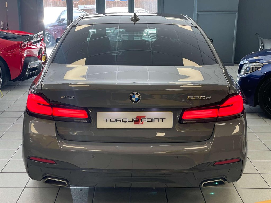 USED 2021 71 BMW 5 SERIES 2.0 520d xDrive M Sport MHEV Auto 4WD 4dr FSH + COMFORT PACK