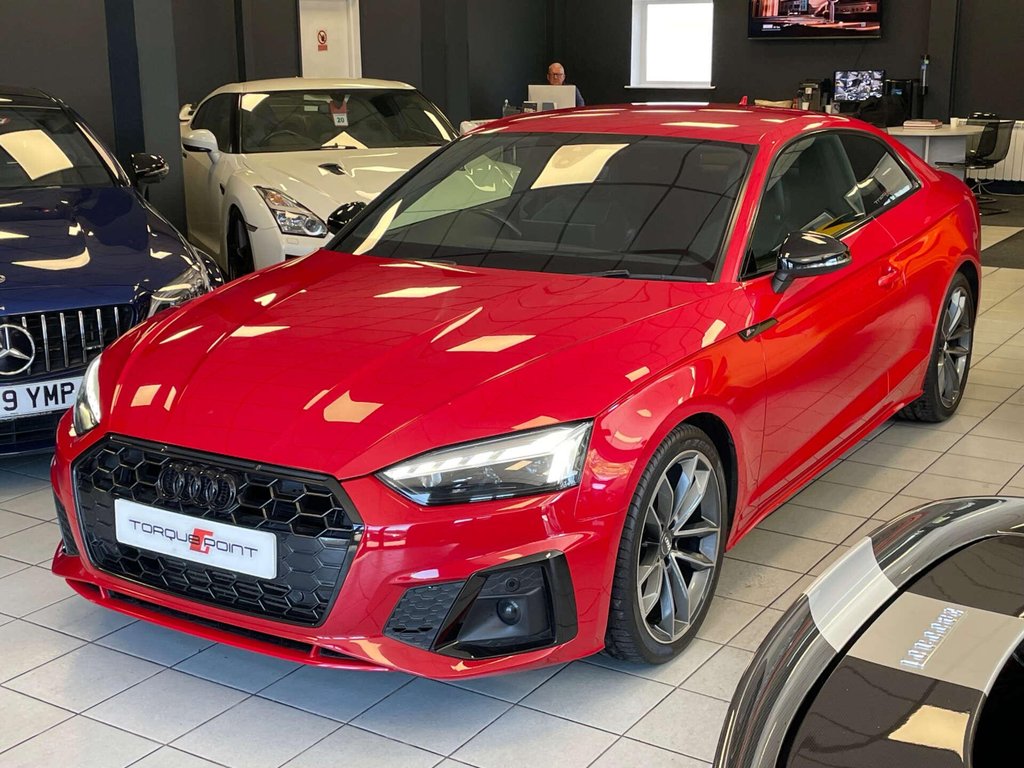 USED 2020 70 AUDI A5 2.0 A5 S Line 40 TFSI MHEV Semi-Auto 2dr FSH + REV.CAM + CARPLAY