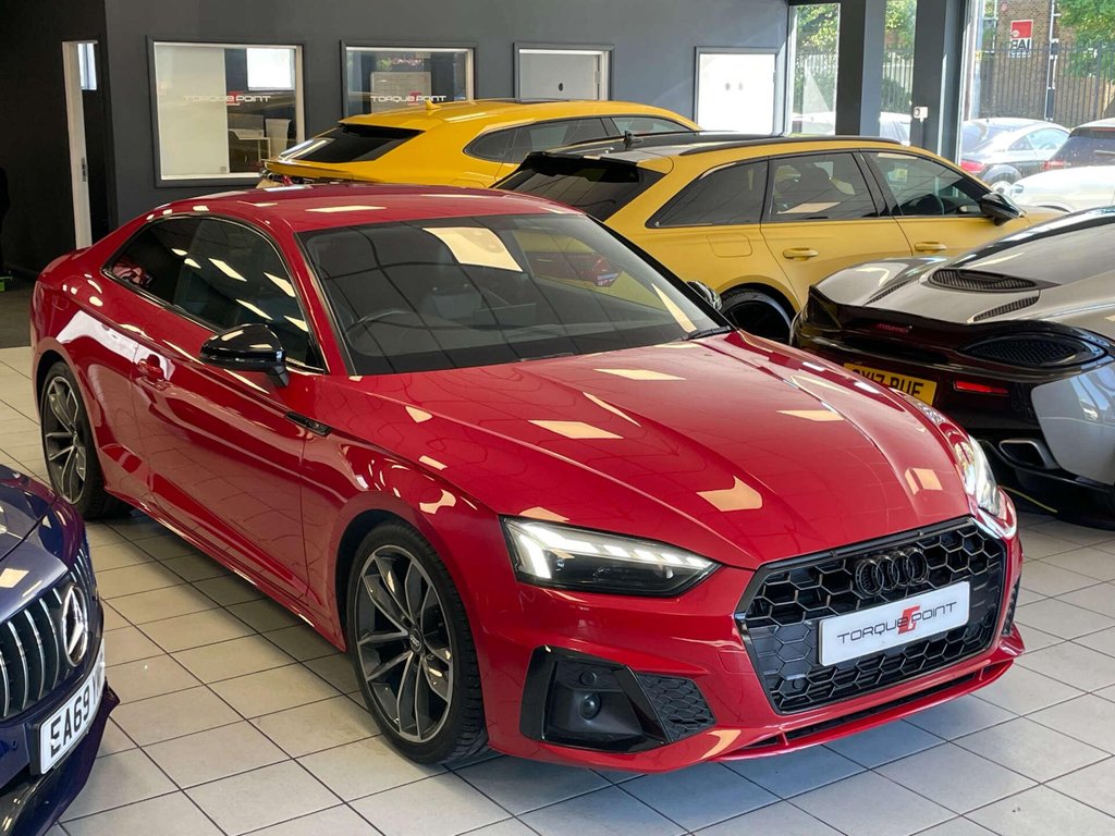 USED 2020 70 AUDI A5 2.0 A5 S Line 40 TFSI MHEV Semi-Auto 2dr FSH + REV.CAM + CARPLAY