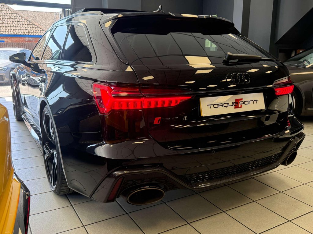 USED 2020 20 AUDI RS 6 4.0 RS 6 Carbon Black TFSI MHEV Quattro Auto 4WD 5dr FSH + AKROPOVIC EXHAUST + PANO