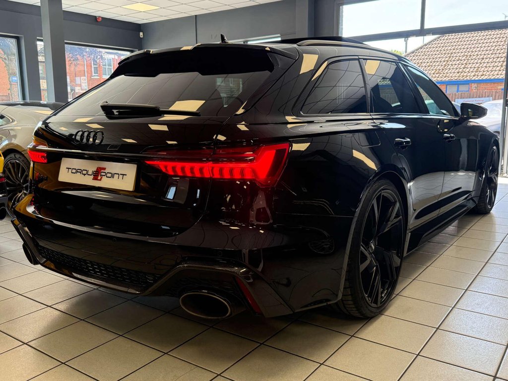 USED 2020 20 AUDI RS 6 4.0 RS 6 Carbon Black TFSI MHEV Quattro Auto 4WD 5dr FSH + AKROPOVIC EXHAUST + PANO
