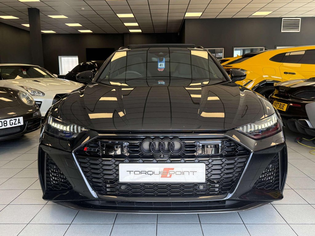 USED 2020 20 AUDI RS 6 4.0 RS 6 Carbon Black TFSI MHEV Quattro Auto 4WD 5dr FSH + AKROPOVIC EXHAUST + PANO