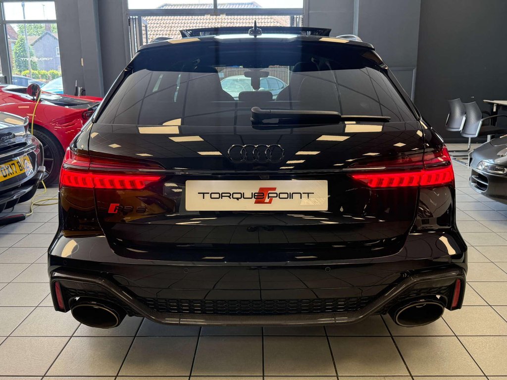 USED 2020 20 AUDI RS 6 4.0 RS 6 Carbon Black TFSI MHEV Quattro Auto 4WD 5dr FSH + AKROPOVIC EXHAUST + PANO