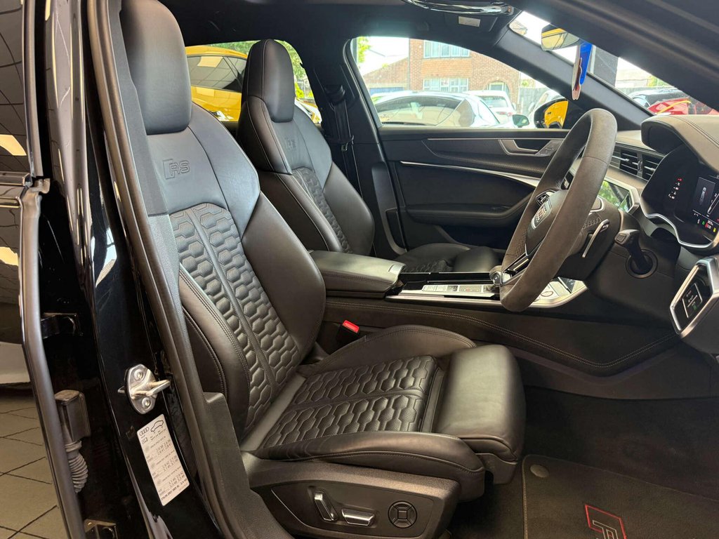 USED 2020 20 AUDI RS 6 4.0 RS 6 Carbon Black TFSI MHEV Quattro Auto 4WD 5dr FSH + AKROPOVIC EXHAUST + PANO