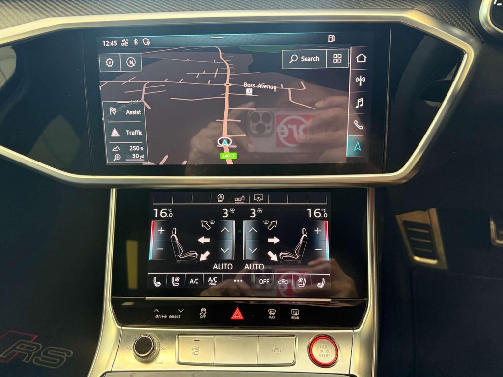 USED 2020 20 AUDI RS 6 4.0 RS 6 Carbon Black TFSI MHEV Quattro Auto 4WD 5dr FSH + AKROPOVIC EXHAUST + PANO