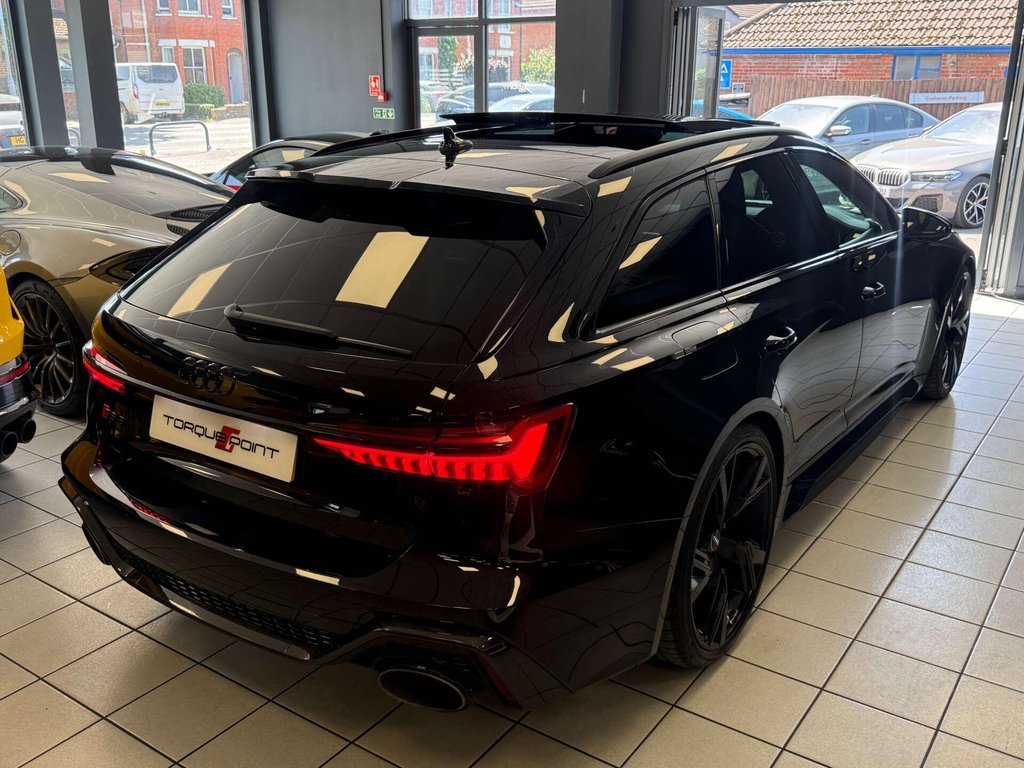 USED 2020 20 AUDI RS 6 4.0 RS 6 Carbon Black TFSI MHEV Quattro Auto 4WD 5dr FSH + AKROPOVIC EXHAUST + PANO