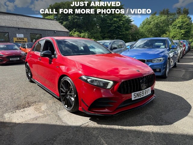 View our Mercedes-Benz A-Class 2.0 A35 AMG (Premium) Hatchback 5dr Petrol SpdS DCT 4MATIC Euro 6 (s/s) (306 ps)