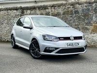 USED 2016 66 VOLKSWAGEN POLO 1.8 TSI BlueMotion Tech GTI Hatchback 5dr Petrol Manual Euro 6 (s/s) (192 ps) FULL SERVICE HISTORY+17 INCH ALLOY WHEELS+LOW MILEAGE+FINANCE AVAILABLE ON THIS CAR
