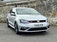 USED 2016 66 VOLKSWAGEN POLO 1.8 TSI BlueMotion Tech GTI Hatchback 5dr Petrol Manual Euro 6 (s/s) (192 ps) FULL SERVICE HISTORY+17 INCH ALLOY WHEELS+LOW MILEAGE+FINANCE AVAILABLE ON THIS CAR