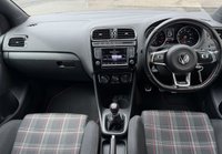 USED 2016 66 VOLKSWAGEN POLO 1.8 TSI BlueMotion Tech GTI Hatchback 5dr Petrol Manual Euro 6 (s/s) (192 ps) FULL SERVICE HISTORY+17 INCH ALLOY WHEELS+LOW MILEAGE+FINANCE AVAILABLE ON THIS CAR