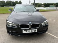 USED 2016 16 BMW 3 SERIES 2.0 320d SE Saloon 4dr Diesel Auto Euro 6 (s/s) (190 ps) FRONT & REAR PARKING SENSORS, AC
