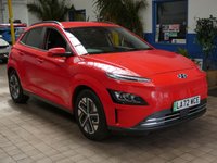 USED 2023 72 HYUNDAI KONA 64kWh Premium SUV 5dr Electric Auto (10.5kW Charger) (204 ps) 1 Owner. Full service history, Battery Heater, Android Auto, Apple Car Play, Adaptive Cruise Control, DAB, Privacy Glass.