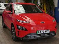 USED 2023 72 HYUNDAI KONA 64kWh Premium SUV 5dr Electric Auto (10.5kW Charger) (204 ps) 1 Owner. Full service history, Battery Heater, Android Auto, Apple Car Play, Adaptive Cruise Control, DAB, Privacy Glass.