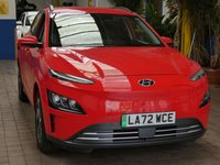 USED 2023 72 HYUNDAI KONA 64kWh Premium SUV 5dr Electric Auto (10.5kW Charger) (204 ps) 1 Owner. Full service history, Battery Heater, Android Auto, Apple Car Play, Adaptive Cruise Control, DAB, Privacy Glass.