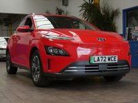USED 2023 72 HYUNDAI KONA 64kWh Premium SUV 5dr Electric Auto (10.5kW Charger) (204 ps) 1 Owner. Full service history, Battery Heater, Android Auto, Apple Car Play, Adaptive Cruise Control, DAB, Privacy Glass.