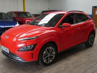 USED 2023 72 HYUNDAI KONA 64kWh Premium SUV 5dr Electric Auto (10.5kW Charger) (204 ps) 1 Owner. Full service history, Battery Heater, Android Auto, Apple Car Play, Adaptive Cruise Control, DAB, Privacy Glass.