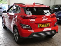 USED 2023 72 HYUNDAI KONA 64kWh Premium SUV 5dr Electric Auto (10.5kW Charger) (204 ps) 1 Owner. Full service history, Battery Heater, Android Auto, Apple Car Play, Adaptive Cruise Control, DAB, Privacy Glass.